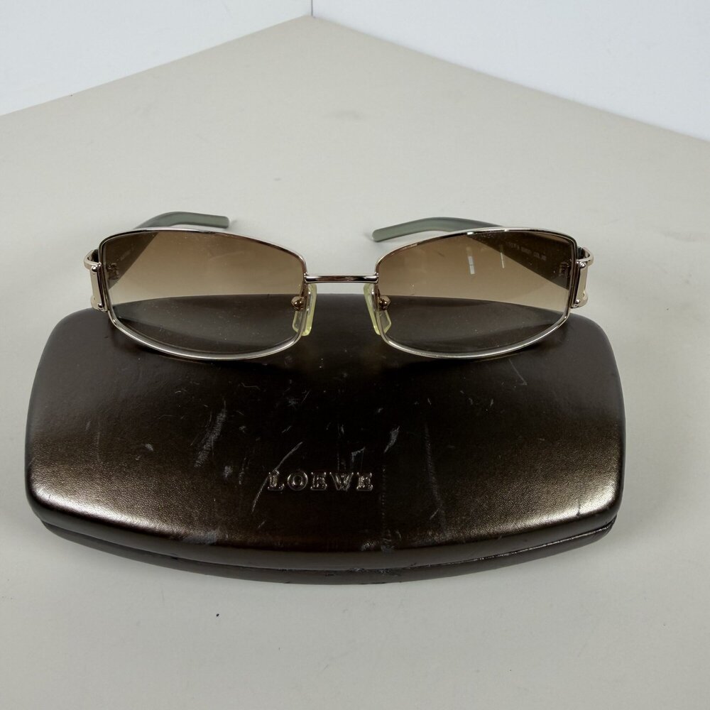 LOEWE SLW071 Vintage Rectangular Sunglasses